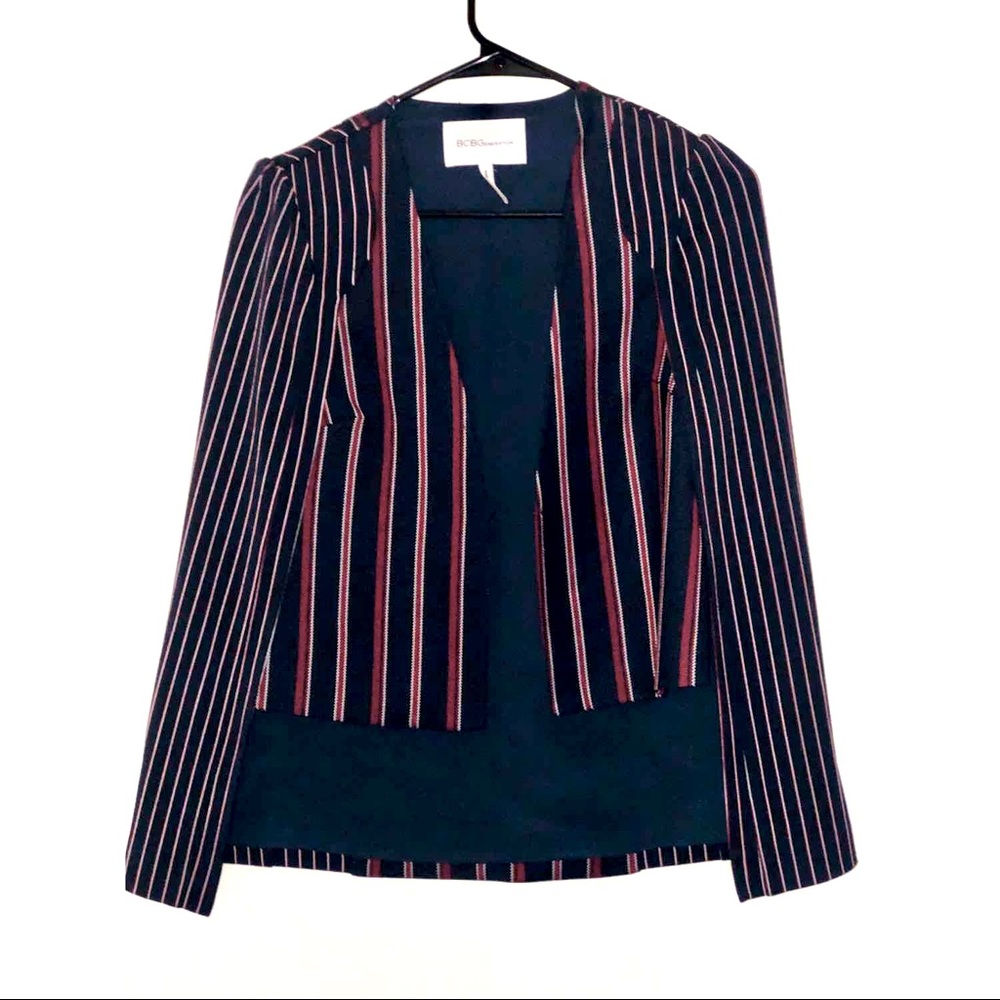 BCBG Generation Navy Blazer Cape - size XXS